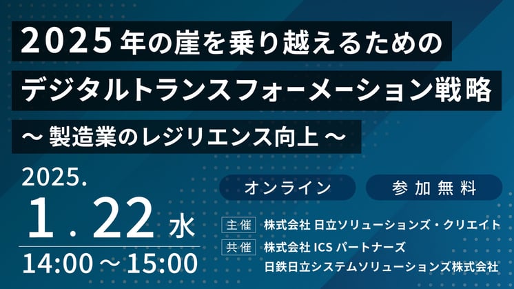 HSC×ICS×NHS オンラインセミナー「2025年の崖を乗り越えるためのデジタルトランスフォーメーション戦略」